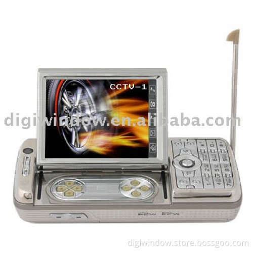 V9 Dual SIM Card Phone With TV & Bluetooth Function - Gold (DW-P-057)